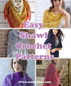 Easy Shawl Crochet Patterns