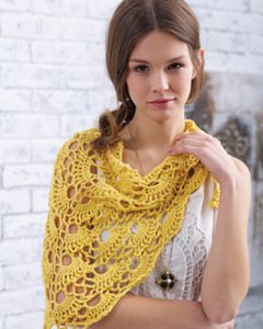 Yes Yes Shawl free easy shawl crochet pattern