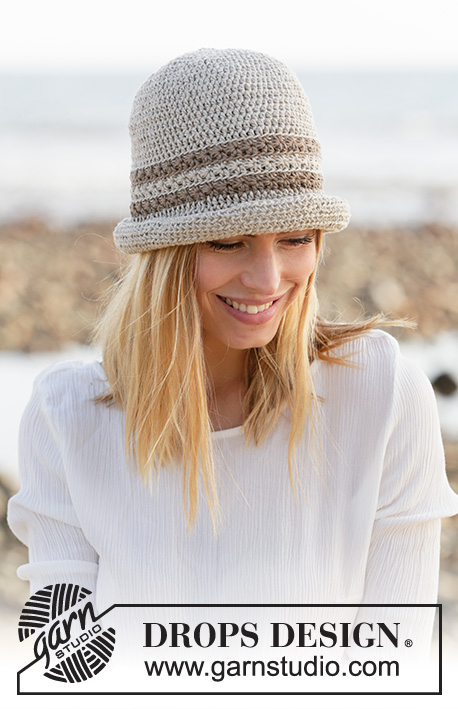 Free knit pattern for a summer hat for women