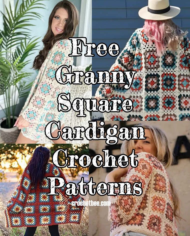 Free Granny Square Cardigan Crochet Patterns