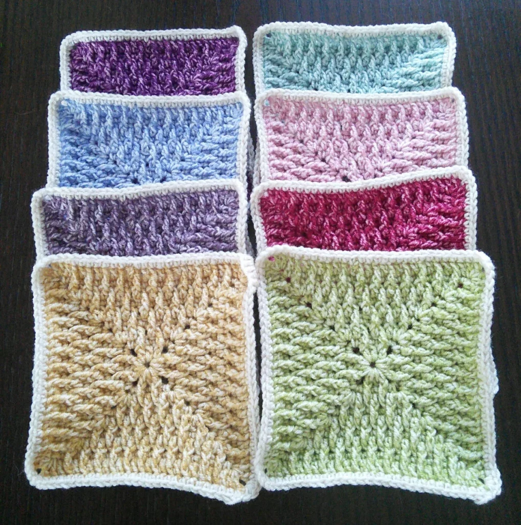 Textured Ripple Granny Square