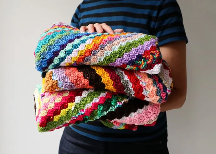 scrap-crochet-blanket free pattern